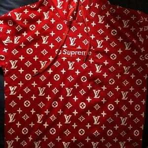 Supreme x LV hoodie